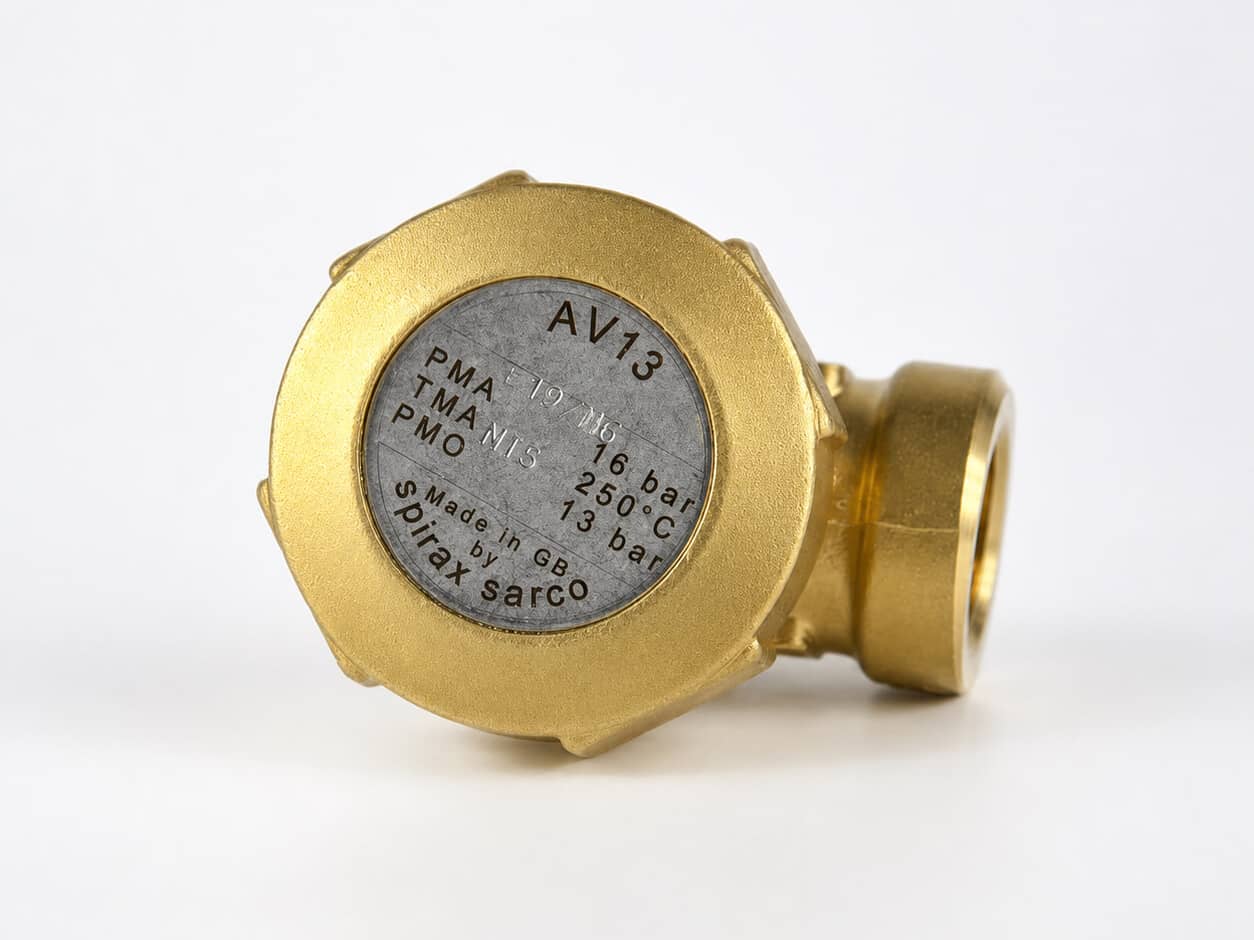 Spirax Sarco AV13 steam system air vent